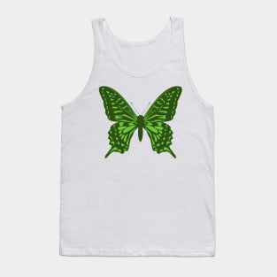 Copy of Butterfly, green Tank Top